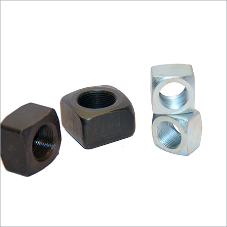 Mild Steel Square Nut - Fine/Coarse Threading Corrosion Resistant Accurate Dimension Enhanced Durability Easy to Fit Trenchant Performance