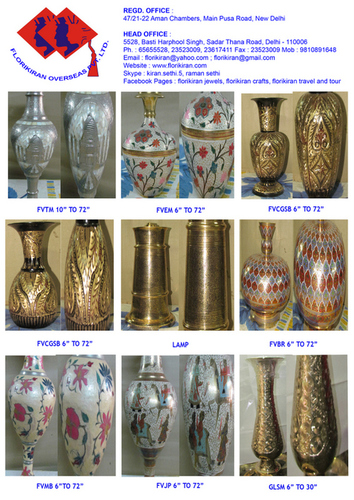 Brass Flower Vases