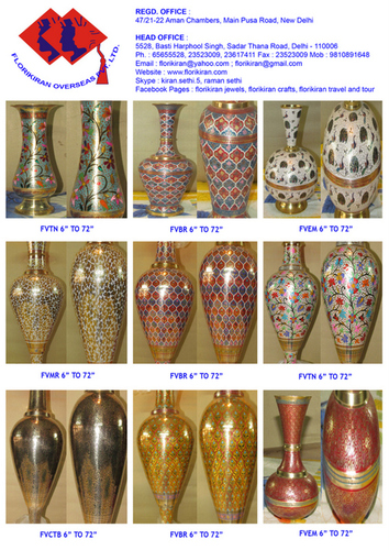 Brass Flower Vases