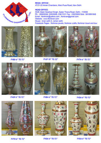 Brass Flower Vases