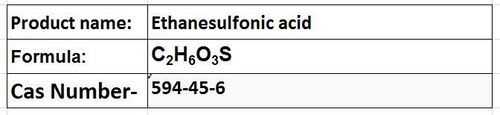 Ethanesulfonic Acid