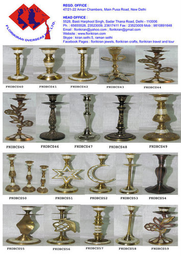 Brass Antique Candle Holders