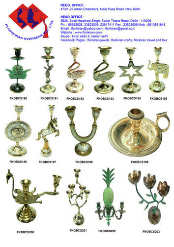 Animal Shape Brass Candle Stand