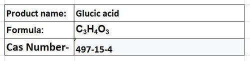 Glucic Acid - White Crystalline, CAS 497-15-4 | High Purity, Water-Soluble Acidic Compound