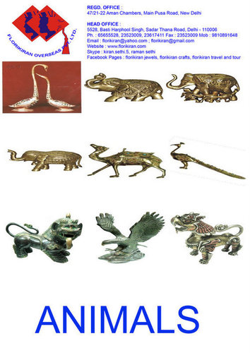 Brass Animals - Varied Sizes, Gold Finish | Elegant Design, Durable, Smooth Finish