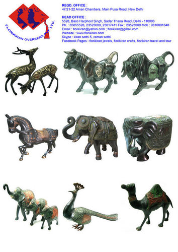 Brass Animals - Varied Sizes, Brown Color | Elegant Design, Durable, Smooth Finish