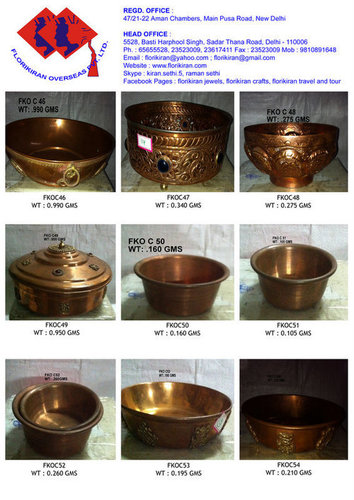 Copper Dishes 