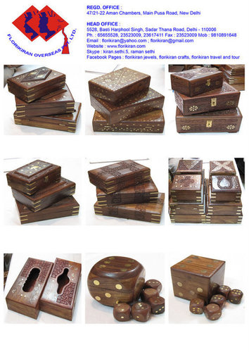 Wood Handicraft - Wood, Varied Sizes, Brown | Intricate Design, Durable, Smooth Finish, Attractive Artistry