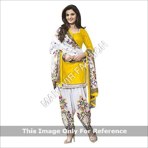 Poly Cotton Patiala Suits