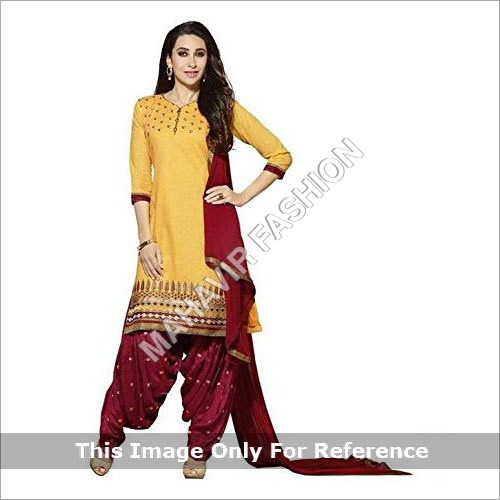 Poly Cotton Patiyala Dress