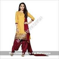 Poly Cotton Patiyala Dress