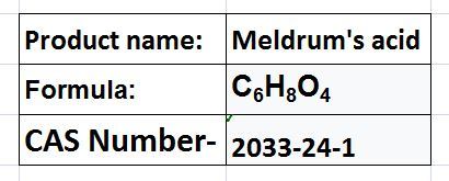 Meldrum's Acid