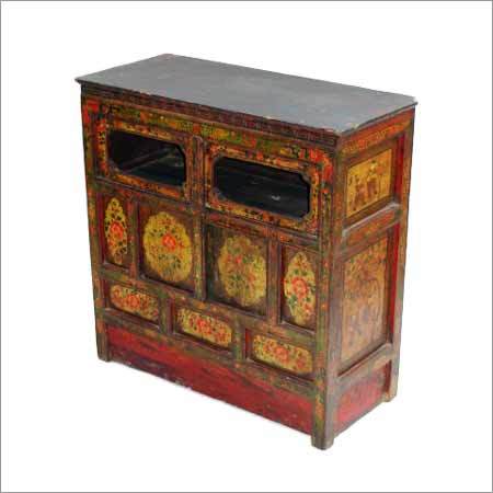 Wooden Tibetan Sideboard