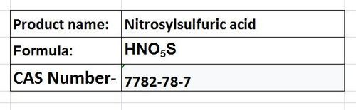 Nitrosylsulfuric Acid