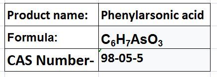 Phenylarsonic Acid - Colorless Solid, C6H7AsO3 | Feed Additive, Buffering Agent, Water Soluble, 99% Purity