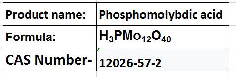 Phosphomolybdic Acid - Yellow-Green Compound, Water Soluble | High Purity, Versatile Reagent, Easy to Use