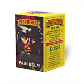 Macrose Pain Balm Age Group: For Adults