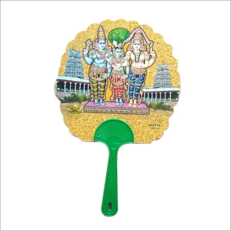 Printed Plastic Hand Fan