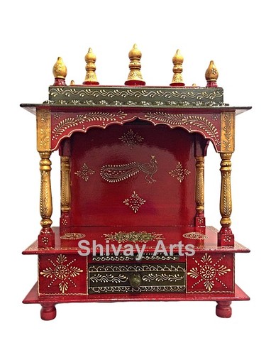 Wooden Temple Mandir Pooja Ghar Mandapam Mandap For Worship