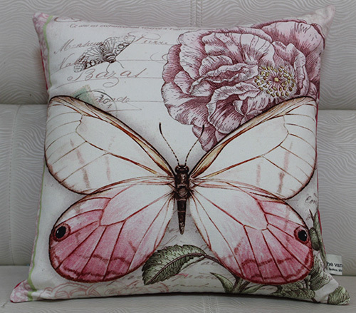 Off Pink Cotton Cushion Cover