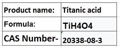 Titanic acid