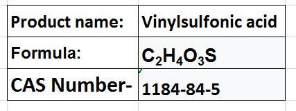 Vinylsulfonic acid
