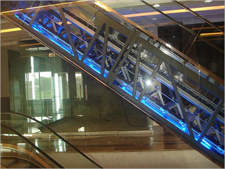 Escalator Glass Cladding Works