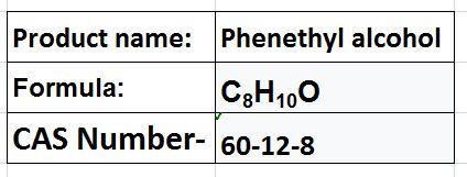 Phenethyl Alcohol - Colorless Liquid, Boiling Point 231°C | Floral Odor, Natural Source, Soap Preservative, 99% Purity