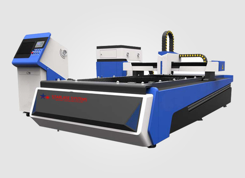 Blue Automatic Fiber Laser Cutting Machine