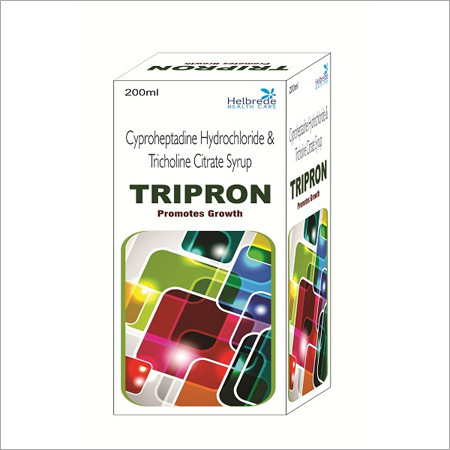 Tipron Syrup - 200ml PET Bottle, Cyproheptadine & Tricholine Citrate | Boosts Immunity, Promotes Growth, Safe Consumption