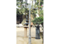 Decorative Street Lamp Post - Cast Iron, 19 Foot Height, Grey Color | Corrosion Resistant, Elegant Design, Easy Installation