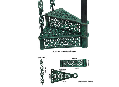Green Ms Spiral Staircase