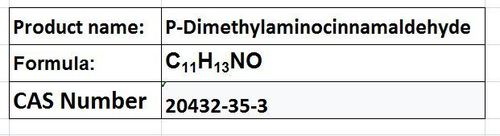 P-Dimethylaminocinnamaldehyde - Crystalline, Water Soluble, CAS 20432-35-3 | Indole Detection, Testing Reagent, 99% Purity