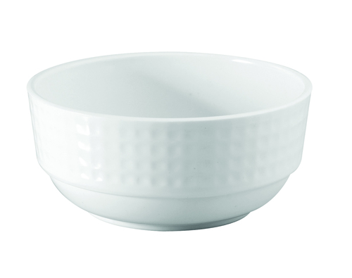 Soup Bowl - Polycarbonate, 12-15cm Diameter, White, 250-500ml Capacity, Microwave and Dishwasher Safe