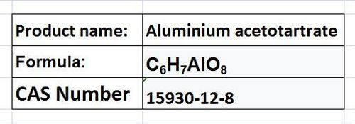 Aluminium acetotartrate