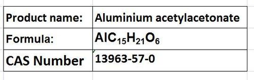 Aluminium acetylacetonate
