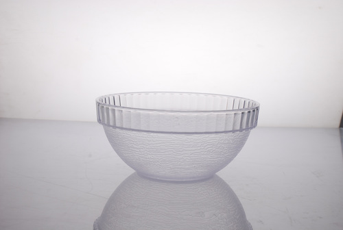 Display Bowl - 8 Inch Acrylic, Clear | FDA Compliant, Durable, Stackable Design