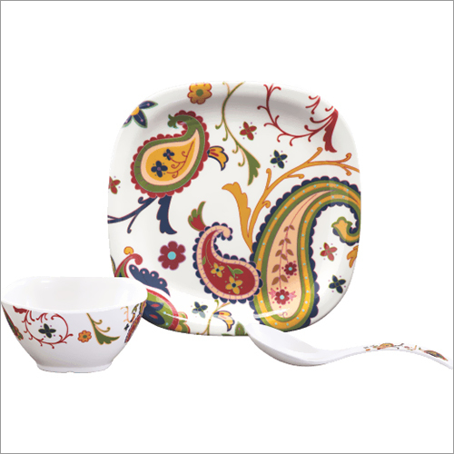 18 Pcs. Square Round Soup Set