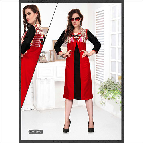 Red An D Black Kurti