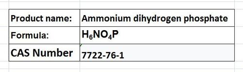 Ammonium dihydrogen phosphate