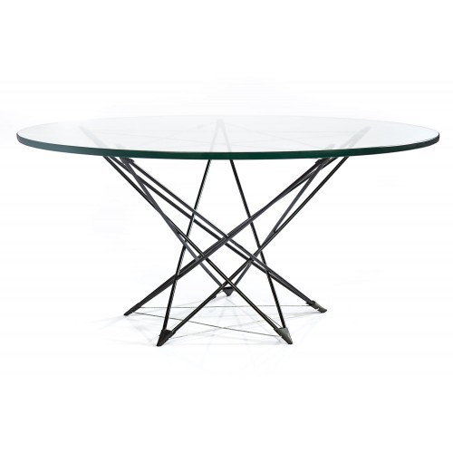 Metal glass Table