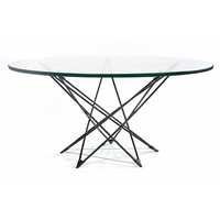 Metal glass Table