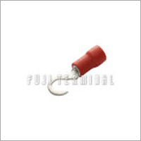 Vinyl Insulated Hook Ring Terminals with Regular Reinforce Sleeve