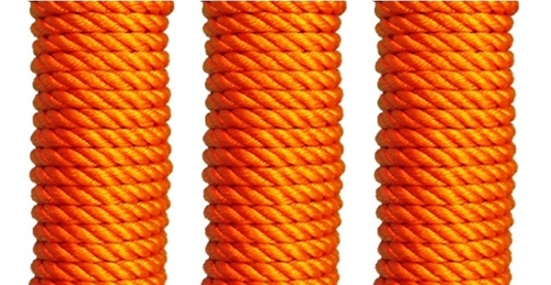 Orange PP Mono Rope Hank