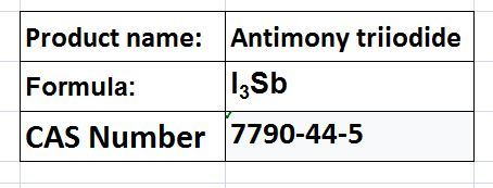 Antimony triiodide