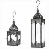 Outdoor Lanterns - Metal, Varied Sizes, Gray | Mesmerizing Look, Antique Design, Weatherproof, Lightweight