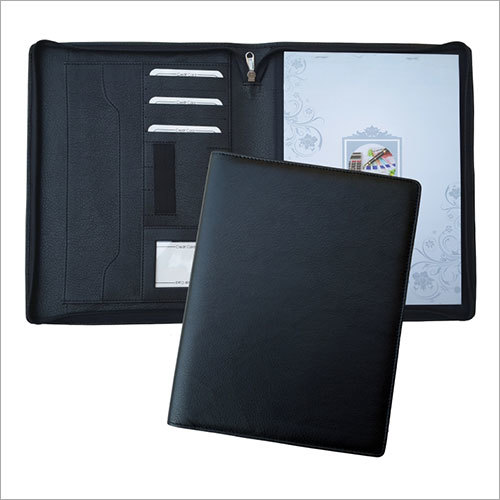 Black Zipper Folder