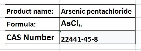 Arsenic pentachloride