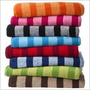 Bath Towel - 100% Cotton, Multicolor Striped Design | Maximum Moisture Absorption, Eco-Friendly, Quick Dry, Soft Texture, Comfortable for All Ages
