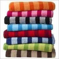 Bath Towel - 100% Cotton, Multicolor Striped Design | Maximum Moisture Absorption, Eco-friendly, Quick Dry, Soft Texture, Comfortable For All Ages